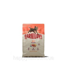 Сухий корм Carnilove True Fresh Beef Kitten для кошенят, з яловичиною, 2 кг
