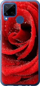 Чехол на Realme C15 Красная роза "529u-2063-17620"
