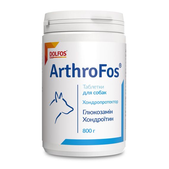 Dolfos ArthroFos витамины для здоровья суставов у собак 800 табл