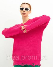 Свитер цвет малиновый размеры S, M FI_006374