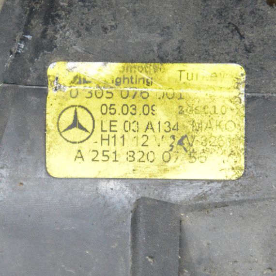 Фара протитуманна ліва Mercedes W169 W204 W212 W221 W245 2004-2019 Фара птф ліва Мерседес A2518200756 | Зображення 2