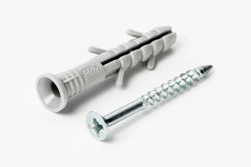 Дюбель-груди швидкого монтажу 6*60 потай (пач 100шт) поліетиленовий APRO SMTP-600601