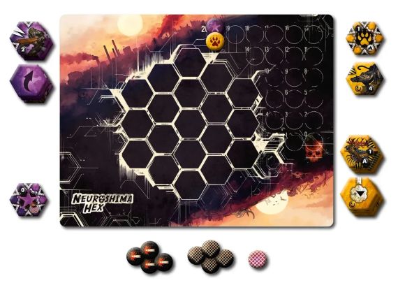 Настольная игра Нейрошима Гекс. Битва: Стальная полиция против Чудовищ (Neuroshima Hex: Battle) укр. | Зображення 2