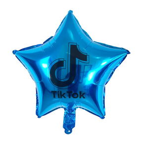 Фольгована куля TikTok, Синій