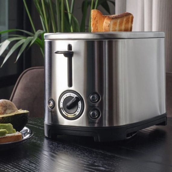 Тостер хороший в подарок ViLgrand VT0928S 950 Вт, Вертикальный тостер для тостов, XR-114 Хорошая тостерница