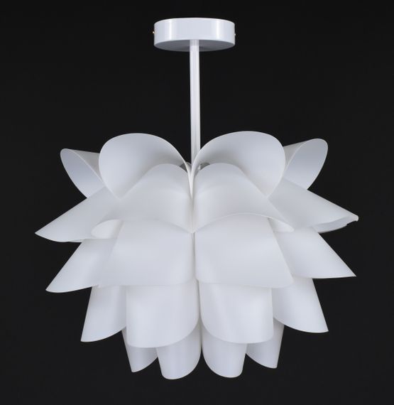 Люстра стельова на 1 лампочку 27950 Білий 40х39х39 см. | Зображення 3