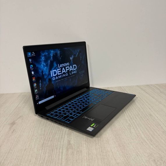 Ігровий ноутбук Б-клас Lenovo IdeaPad L340-15IRH Gaming / 15.6" (1920x1080) IPS / Intel Core i5-9300HF (4 (8) ядра по 2.4 - 4.1 GHz) / 16 GB DDR4 / 256 GB SSD + 1000 GB HDD / nVidia GeForce GTX 1650, 4 GB GDDR5, 128-bit / WebCam б/в | Зображення 2
