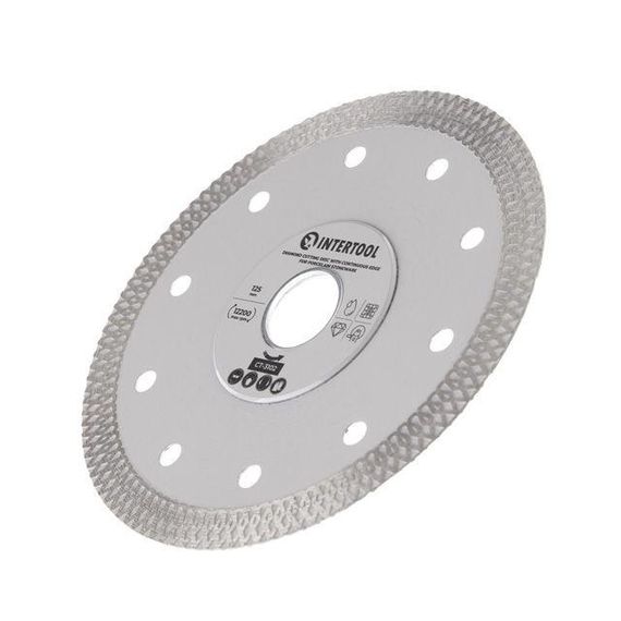Диск алмазний відрізний 125 мм по керамограніту INTERTOOL CT-3102 | Зображення 2