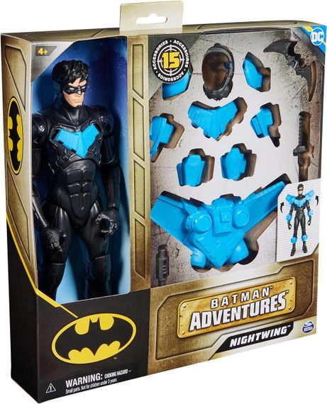 Оригинал DC Comics Batman Adventures Nightwing Бэтмен 30 см игровая фигурка Найтвинг с комплектом брони | Зображення 1