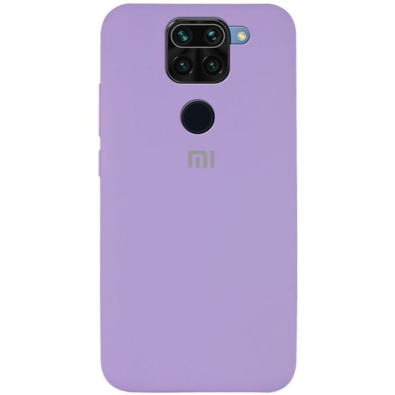 Чехол Silicone Cover Full Protective (AA) для Xiaomi Redmi Note 9 / Redmi 10X Сиреневый / Dasheen