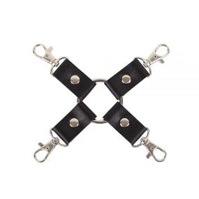 Фиксатор - Leather Fixer Slave Black sexstyle