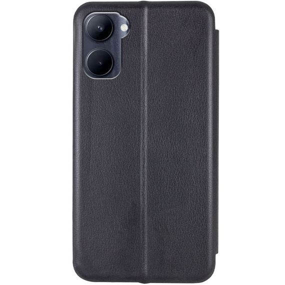 Шкіряний чохол (книжка) Classy для Realme C33 Слот для візитки, Rose Gold Слот для візитки, Чорний | Зображення 1