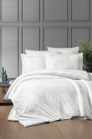 Постельное белье First Choice Deluxe Satin 200 х 220 см Chackers white