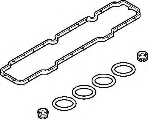 Комплект прокладок клапанної кришки FORD 1.4TDCI F6JAF6JB, PSA 8HX8HZ(DV4TD) (вир-во Elring) ELRING 428960 на FORD FIESTA VI