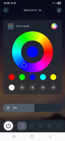 Світлодіодна неонова стрічка від повербанку LED 5 вольт 5 метрів USB З керуванням зі смартфона і пульта | Зображення 9