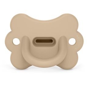 Пустышка Suavinex Colour Essence фізіологічна у формі метелика, 6-18 місяців, бежева (308917)