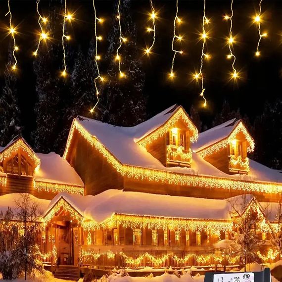 Світлодіодна гірлянда 30 м, 600 LED, від USB, Тепле світло, XPRO (23457644103_433) | Зображення 8