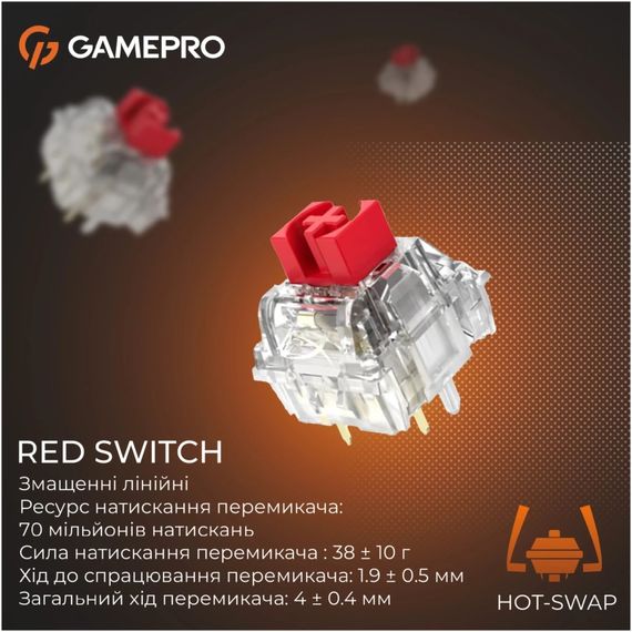 Клавіатура GamePro Genesis Silverlight MK126 USB UA Grey (MK126) | Зображення 7