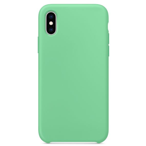 Чохол Silicone Case without Logo (AA) для Apple iPhone XS Max (6.5") Зелений / Spearmint