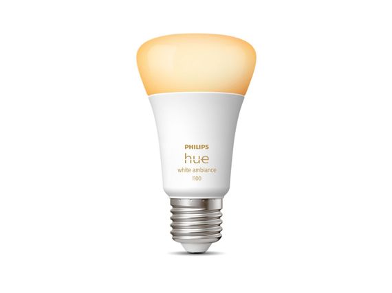 Лампа Philips Hue розумна E27, 11W(60Вт), 2200K-6500K, Tunable white, ZigBee, Bluetooth, димування (929002468401) | Зображення 5