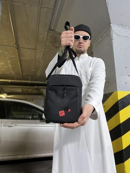 Барсетка чоловіча,компактна, вмістка, сумка через плече | Зображення 6