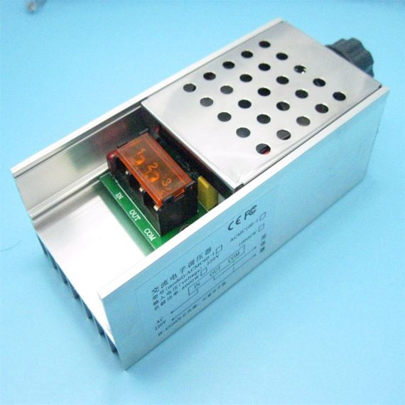 Регулятор напряжения, мощности, Диммер 6000W - AC 220V | Зображення 2