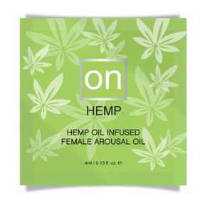 Пробник возбуждающего масла Sensuva - ON for Her Hemp Infused Arousal Oil (0,5 мл) Sex Aura