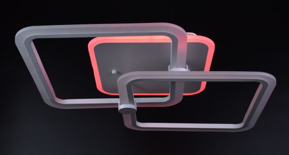 Люстра світлодіодна стельова LED світильник для квартири на стелю лед з пультом 25949 Білий 10х41х63 см. | Зображення 5