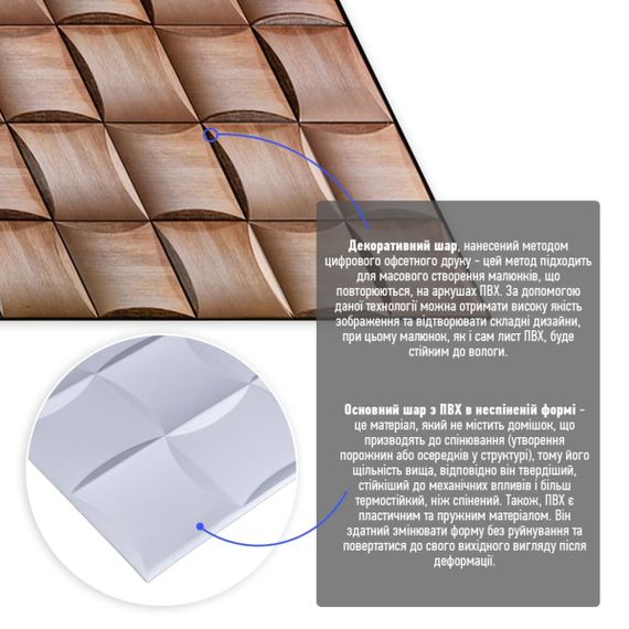 Декоративна ПВХ панель 960*480*4мм SW-00000580 | Зображення 1