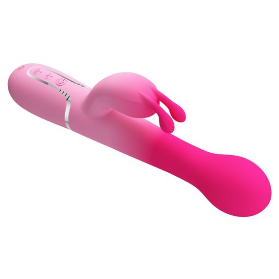 Вибратор-кролик 3 в 1 PRETTY LOVE Dejon вибро, ротация и фрикции, розовый Sex Aura | Зображення 3
