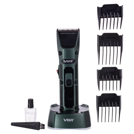 Машинка для стрижки профессиональная с 4 насадками VGR V-696