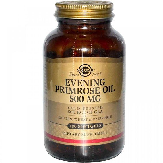 Масло вечерней примулы Solgar Evening Primrose Oil 500 mg 180 Softgels