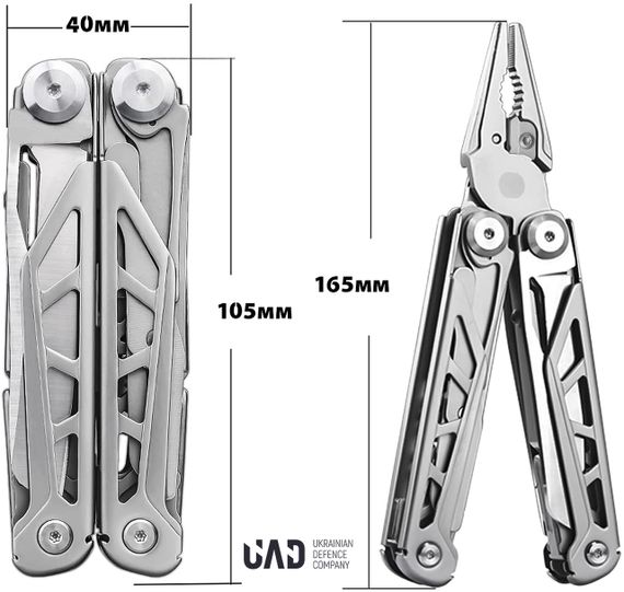 Мультиінструмент MasterGear 17 інструментів 420/440 Сталь. | Зображення 6