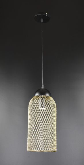 Люстра підвісна LOFT на 1 лампочку 26313 Чорний 40-200х16х16 см.