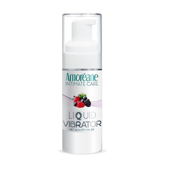 Лубрикант Amoreane Med Liquid Vibrator Berries 30 мл — з ефектом вібрації для яскравих відчуттів | Зображення 1