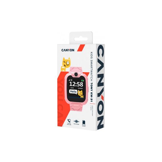 Смарт-годинник Canyon CNE-KW31RR Kids smartwatch Tony, Pink (CNE-KW31RR) | Зображення 5