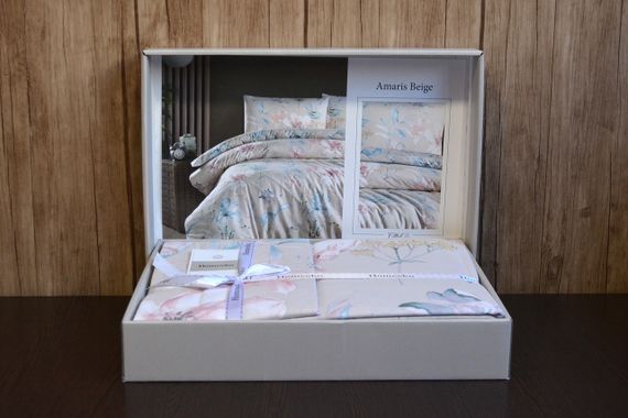 Постільна білизна First Choice Homesko Ranforce 160 х 220 см Amaris Beige | Зображення 2