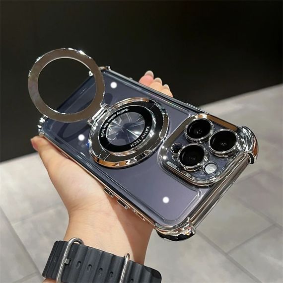 Силиконовый чехол с кольцом для iPhone 13 Pro Max цвет Серый | Зображення 2