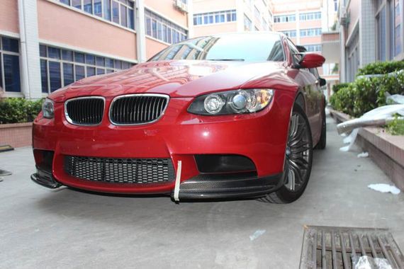 Накладки на передній бампер Flap (для E90 2008-2011 Base, Карбон) для BMW 3 серія E-90/91/92/93 рр | Зображення 2