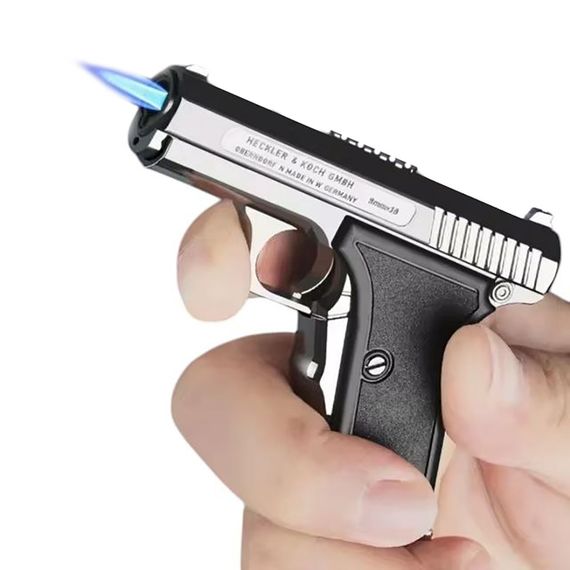Пістолет Брелок Запальничка "Heckler & Koch 9mm" З Рухомим Затвором | Зображення 3