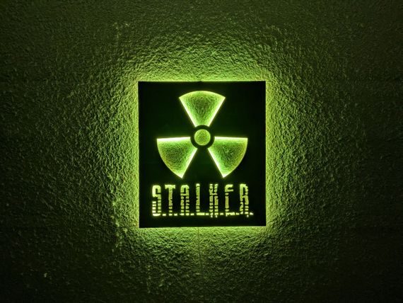 Панно декоративне картина на стіну Сталкер 2 LED підсвітка 16 кольорів телефон 350х400 acr-p000205 | Зображення 4