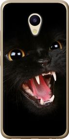 Чехол на Meizu M5 Чёрная кошка "932u-420-17620"