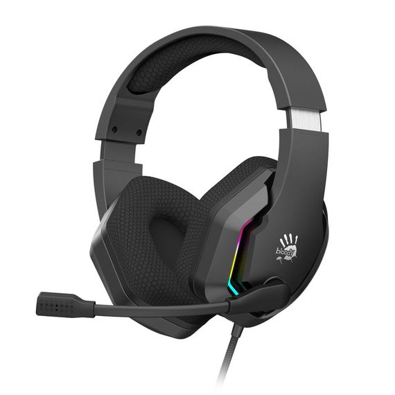 Гарнітура ігрова Bloody G260p (Black) з підсвічуванням, USB, колір чорний | Зображення 2