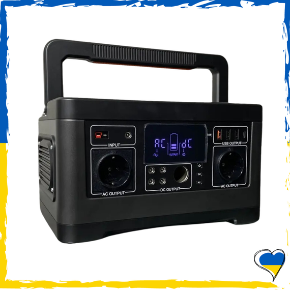 Портативна зарядна станція A5 500W CE 220-240V. Павербанк 140400mAh