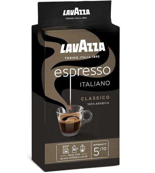 Кава мелена Lavazza Caffe Espresso 250гр 100% Арабіка Лавацца Оригінал Італія | Зображення 1