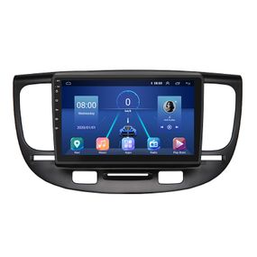 Штатна магнітола Lesko для Kia Rio II 2005-2009 екран 9" 6/128Gb 4G Wi-Fi GPS Top Киа Рио