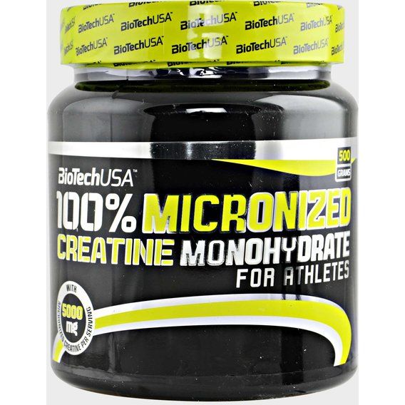 Креатин моногідрат BioTechUSA 100% Creatine Monohydrate (банка) 500 g /147 servings/ | Зображення 2