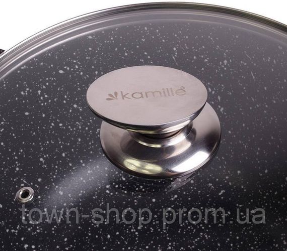Кастрюля Kamille Landes 6.5л с литыми алюминиевыми ручками KM-4406 | Зображення 4