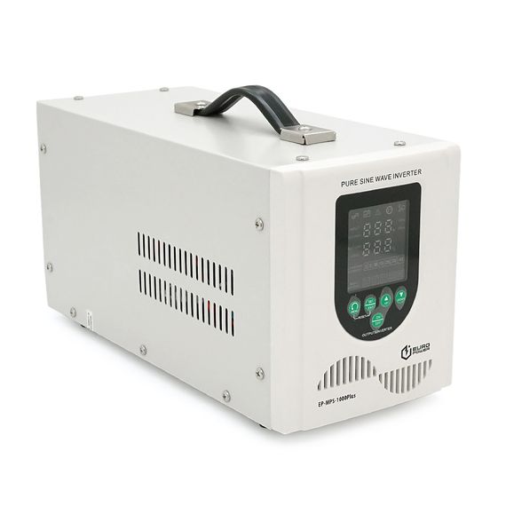 ДБЖ з правильною синусоїдою Europower EP-MPS-1000/12PLUS (700 Вт) 5/10/15/20А, під зовнішню АКБ 12В (AGM/GEL/LFP), Q2