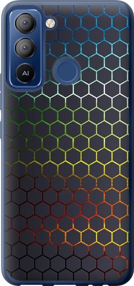 Чехол на Tecno POP 5 LTE BD4 Переливающиеся соты "498u-2639-17620"